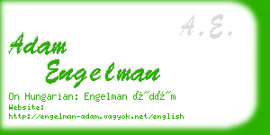 adam engelman business card